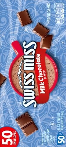 Swiss Miss Milk Chocolate Flavor Hot Cocoa Mix, 1.38 oz. 69 Ounce (Pack of 1) 