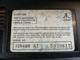 Atari 7800 ProSystem Vintage Video Game Console Tested Working