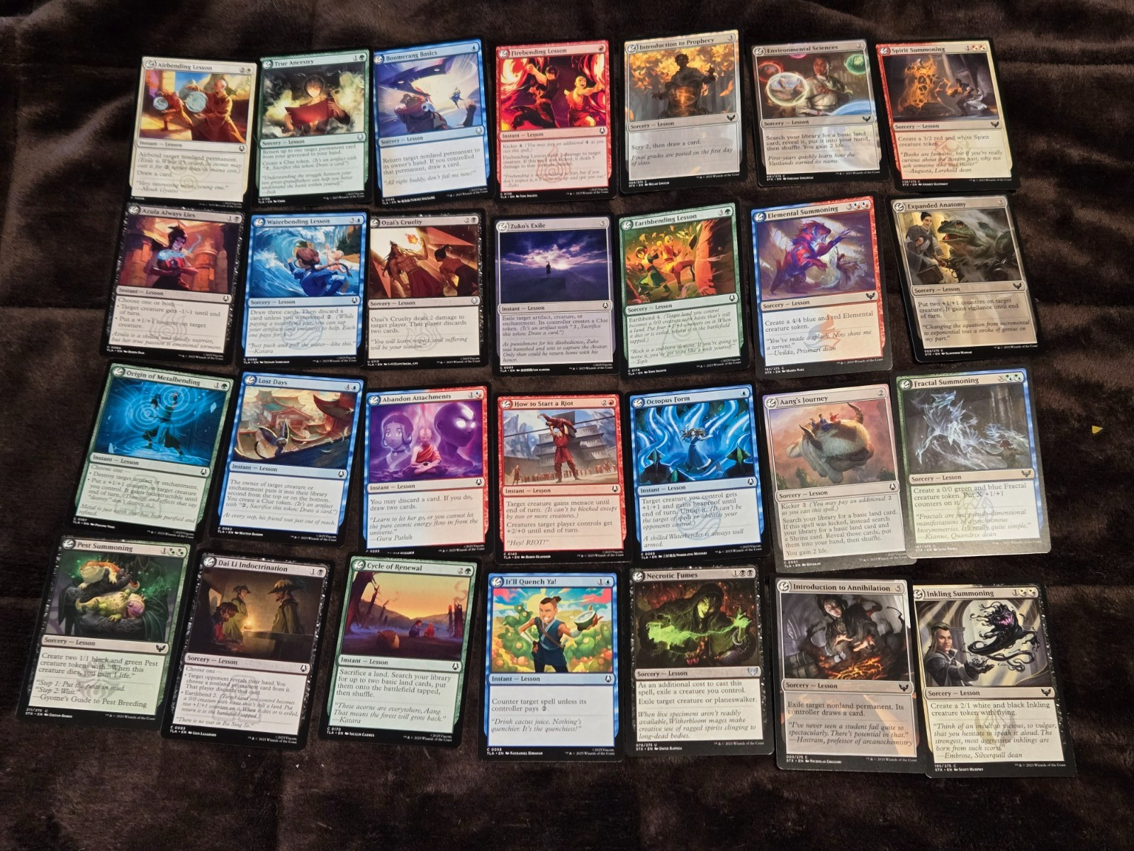 MTG LESSON Cards x28 ALL COLORS NO DOUBLES – Ganjah Seeds Bank