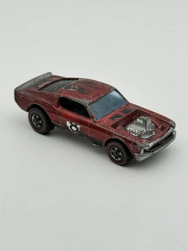 Vintage hot wheels redline mustang boss hoss HK base