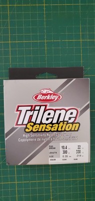 Berkley Trilene Sensation Angelschnur Lange 300m Grösse 0.35mm Klar 10.4kg
