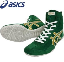 ASICS EX-EO Wrestling Boxing Shoes 1083A001 TWR900 New model Green Gold