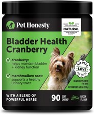Cranberry Bladder Health for Dogs   Contains Active Ingredients - All Ages