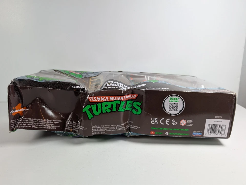 Teenage Mutant Ninja Turtles TMNT 1988 REMASTERED 6 FIGURE PACK New -Box Crushed - Image 3 of 4