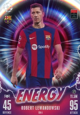 Champions League 2023/24 Trading Card EN 4 - Robert Lewandowski - Energy