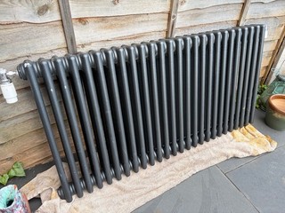 ACOVA 600MM X 1226MM VOLCANIC HORIZONTAL 3 COLUMN RADIATOR Ready To Collect