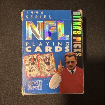 Bicycle 1994 NFL Ditka's Picks Sports Theme Collectible Playing Cards Deck