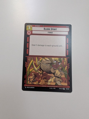 Star Wars: Unlimited - Blood Sport - Twilight of the Republic NM/M Condition