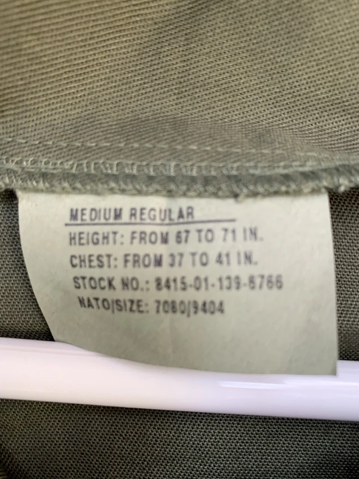 VTG Propper Jacket Mens M Green Anorak Parka Tactical Pullover Military 90s - Image 4 of 4