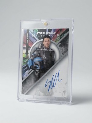 Topps Masterwork Star Wars Axe Woves - Simon Kassianides Auto