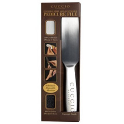 Cuccio optimale Pedicure Feilenset Stainless Steel 100% Sanitzzable Markenware