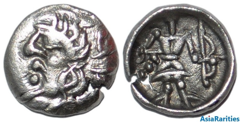 (33672) Samarqand Soghd, AR obol, Antiochus imitation, Archer type.