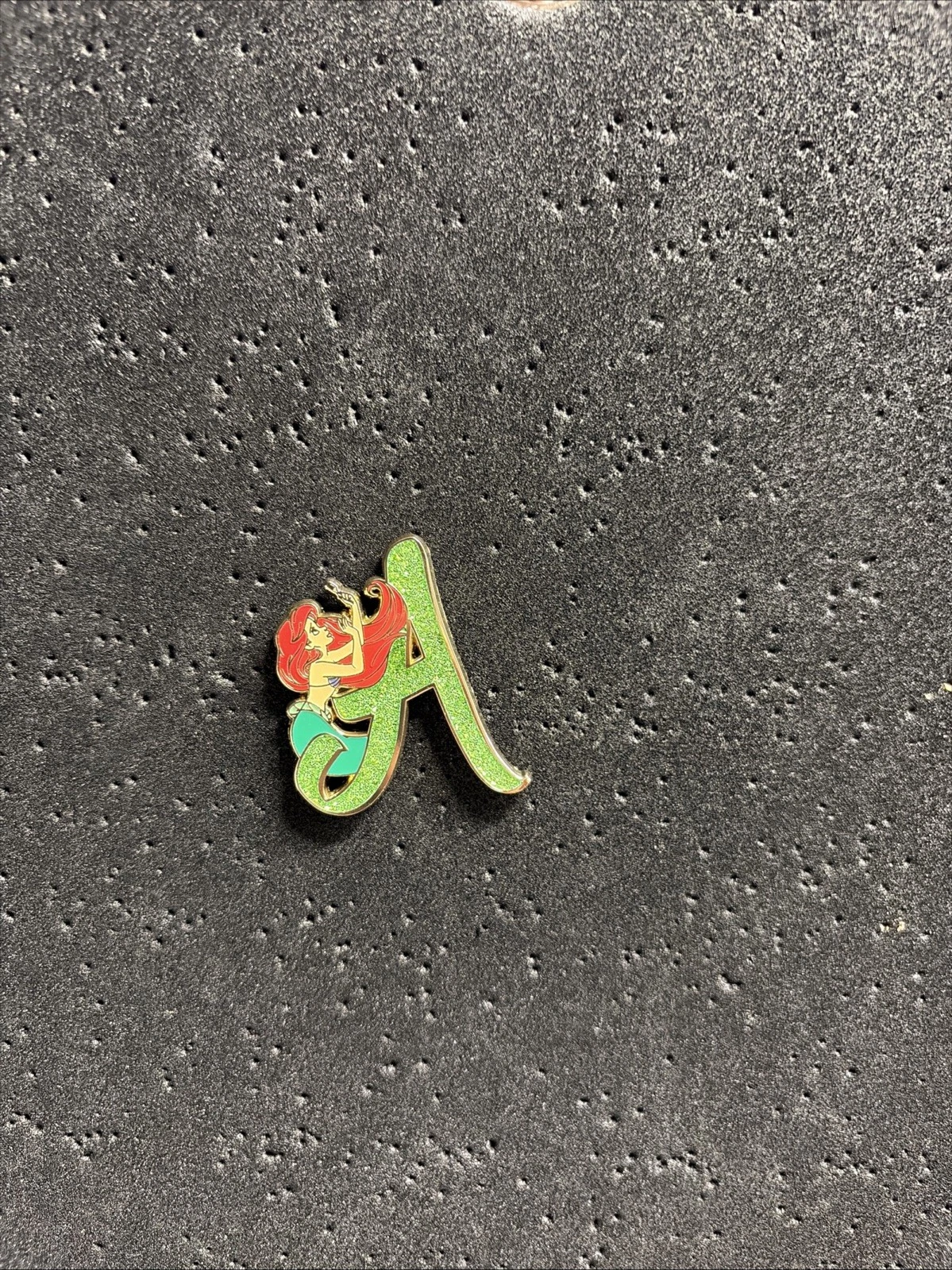 Disney Mystery Set Ariel Letter Glitter Pin