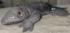 A A Plush 8" Navy Blue Lizard Gecko Bean Bag Stuffed Animal