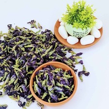 Organic Dried Butterfly Pea Flower Herbal Tea Clitoria Ternatea Free Shipping