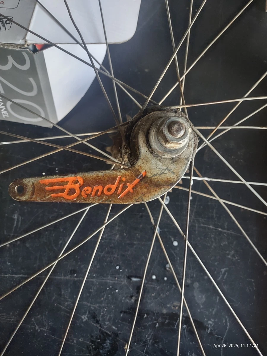 Moyeu De Frein Arrière Vintage Bendix RB2 Red Band - 36 Trous - USA - Années 60