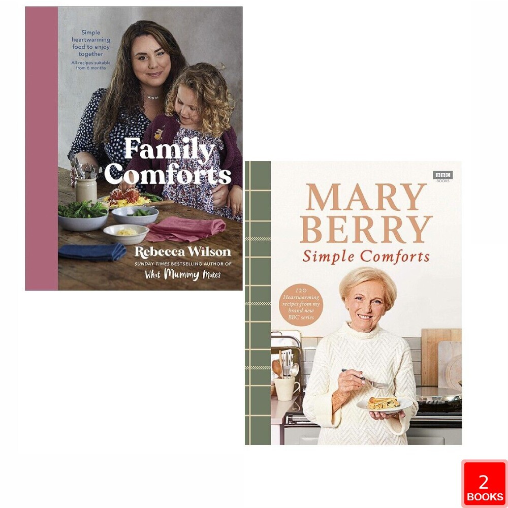 Mary Berry's Simple Comforts, Family Comforts Simple,Rebecca Wilson 2 Books Set