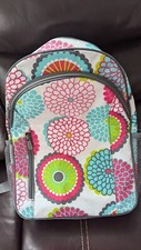 THIRTY ONE 31 HOSTESS EXCLUSIVE LARGE BACKPACK BUBBLE BLOOM PATTERN