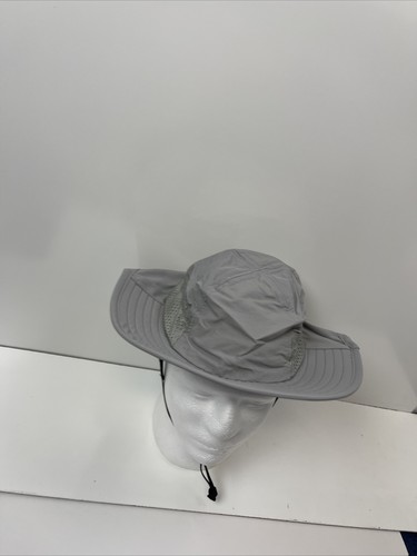 Todder sun bucket hat - gray 24M w/drawstring - Picture 3 of 12