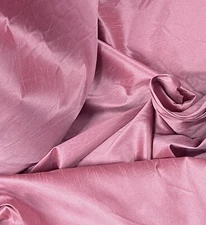 Pink Red Iridescent  Dupioni Fabric 54” Width Sold By The Yard