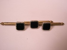 1/4" Black Squares Vintage Formal Wedding Groom Prom Tuxedo Shirt Stud set b322