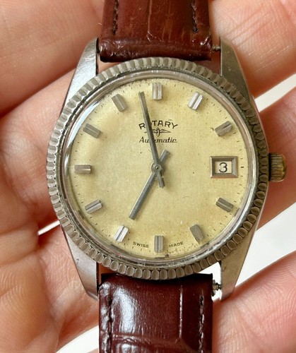 ROTARY AUTOMATIC AS 2063 OROLOGIO VINTAGE DA UOMO WATCH MONTRE UHR RELOJ