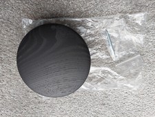 Muuto Wandhaken Dots Wood schwarz Durchmesser 13 cm, neu