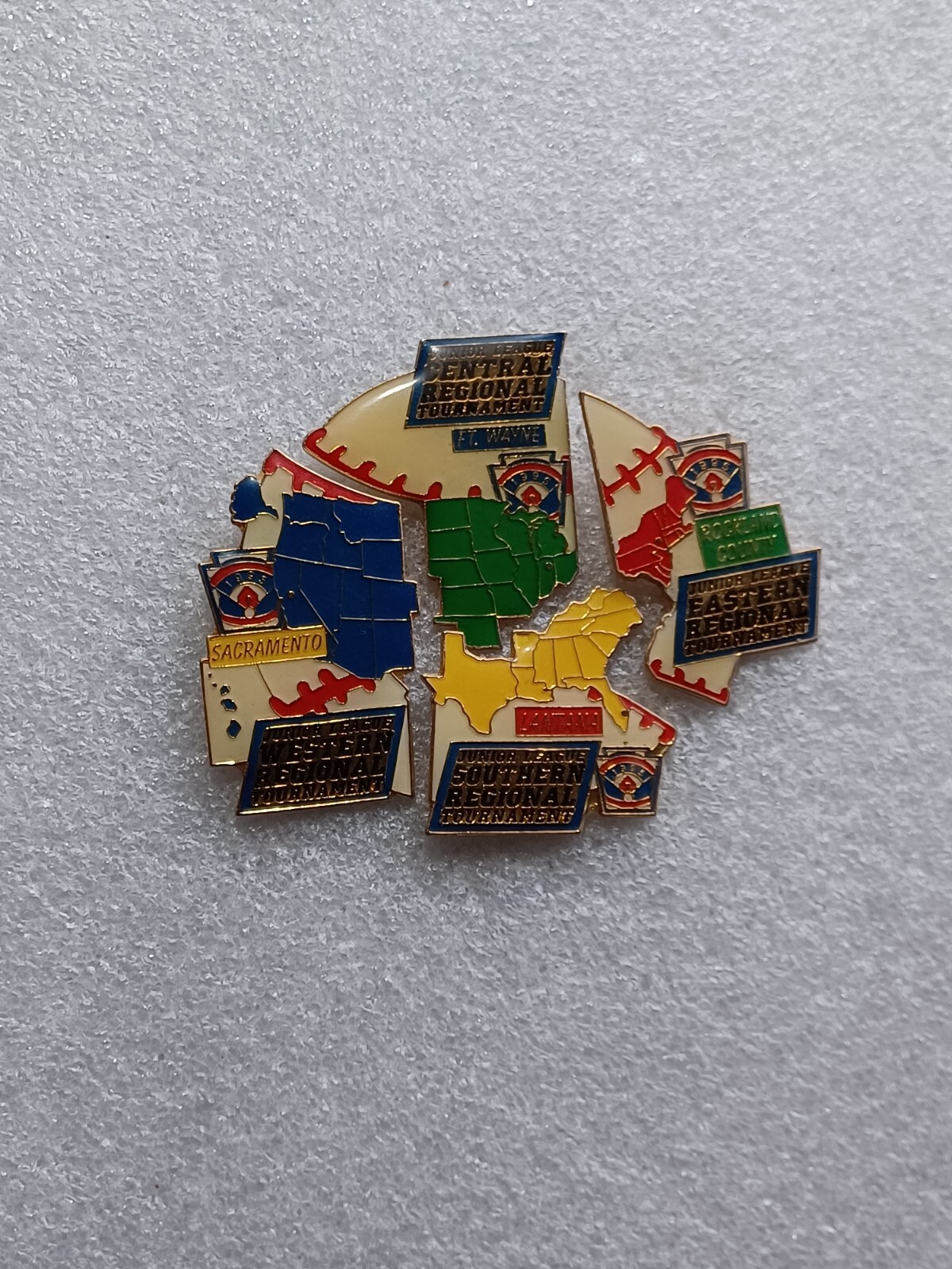 Little League Baseball Regionals 4 Pin Set eBay