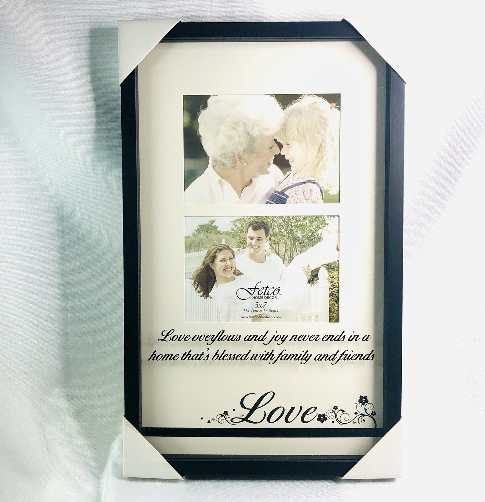 Comprar Fetco Double 5x7 Photos Picture Frame w Bejewel... en USA desde