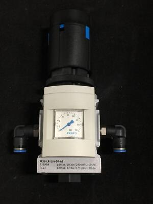 #ad #ad FESTO MS6 LR 1 4 D7 AS PRESSURE REGULATOR 1 4IN NPT 290 PSI TESTED $98.00