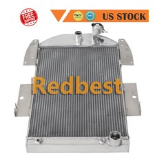 3-row Aluminum Radiator For 1934-36 Chevy Truck Pickup Db 3.4l Conversion V8 At