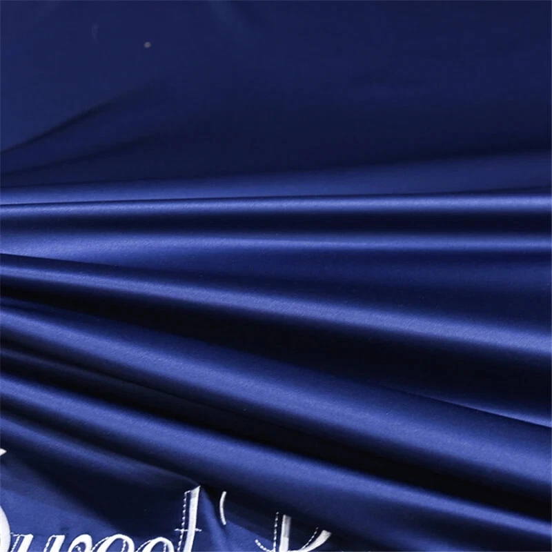 Sábana Ajustable Satina Alta Gama Color Sólido Colchón Cubierta Sábana Portátil Ropa de Cama Foto 3 de 4