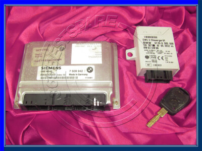BMW Z3 3 5er E36 E46 E39 3.0i M54 MOTORSATZ ECU MODUL DME MS43 EWS SCHLÜSSEL