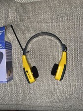 Vintage Suntone AM/FM Foldable Headphone Radio Yellow 1995 RR407 Retro Used
