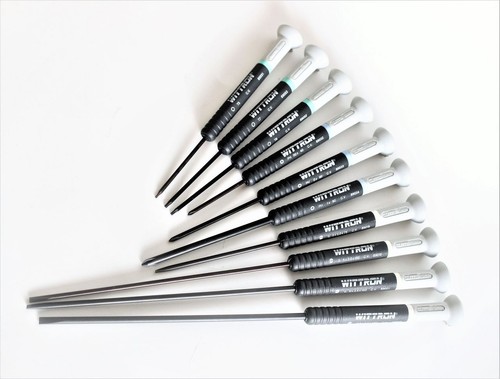 WITTRON Schraubendreher Set 10 tlg. Kreuz Schlitz Torx Feinmechaniker Satz Profi - Bild 3 von 3