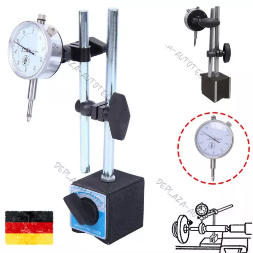 Magnet Messstativ Messuhr Messwerkzeug Mit Magnetfuß Flexibel Zentralklemmung DE