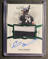 2019 Eloy Jimenez Flawless 5/5 RPA Jersey Sleeve eBay 1/1 Relic Patch Rc Auto