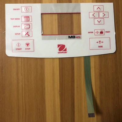 Operating Membrane Overlay For Ohaus Adventurer MB45 Moisture Analyzer / Balance
