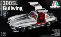 Mercedes - Benz 300 Sl Gullwing W 198 1:16 Model Kit Bausatz Italeri 3612