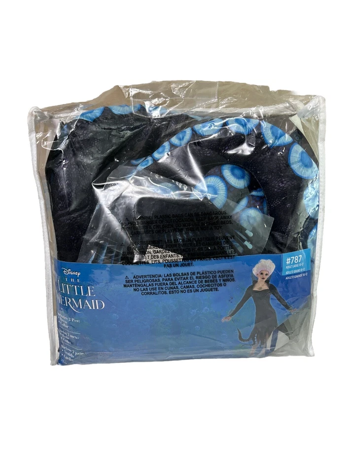 Disney Villains Ursula Deluxe Costume - Size Large 10-12 NEW! - Image 2 of 2
