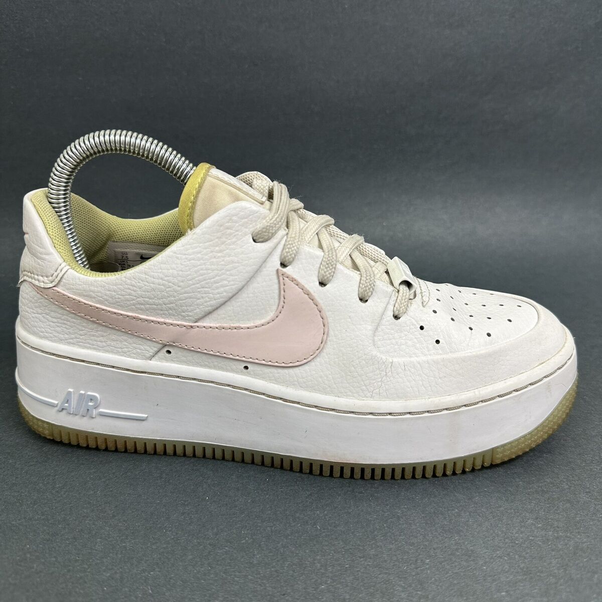 Nike Womens Air Force 1 Sage Low CW5566-100 White Casual Nike Womens Air Force 1 Sage Low CW5566-100 White Casual