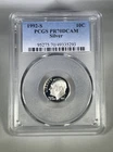 1992 S 10C Silver Roosevelt Dime Proof PCGS PR70DCAM