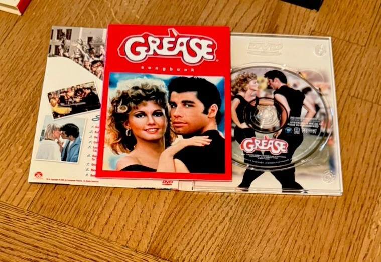 2ct Grease VHS & Widescreen DVD Paramount John Travolta Olivia Newton John VTG - Image 3 of 3