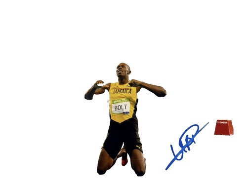 USAIN BOLT SIGNED 11X14 OLYMPICS PHOTO BECKETT CERTIFIED #3 | eBay