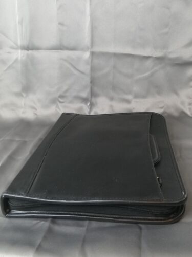 Planner Portfolio Organizer schwarz Kunstleder 3 Ringe Griffe 14 x 11 - Bild 16 von 20