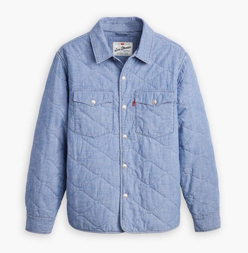 Levi's Idris Overshirt. Elwood Light Chambray- Blue. Brand Levi's Idris Overshirt. Elwood Light Chambray- Blue. Brand