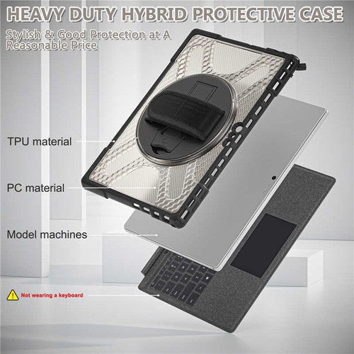 For Microsoft Surface Go 2 3 Pro 4 5 6 7 8 Shockproof Rotating Rugged Case Cover - Picture 73 of 83