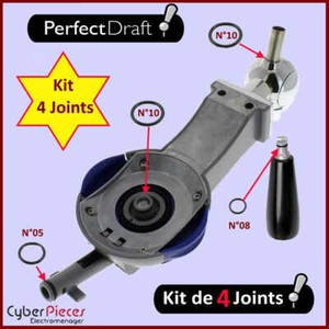 Kit De 4 Joints Pour Perfect Draft - Grand, Moyen, Petit + X, En EPDM Alimentaire, Remplacement Facile