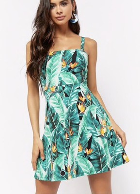 forever 21 floral skater dress