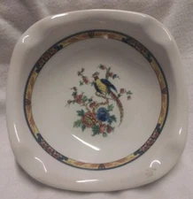 Syracuse China Ashtray Bird Of Paradise Honestly Stolen From Belvedere Hotel